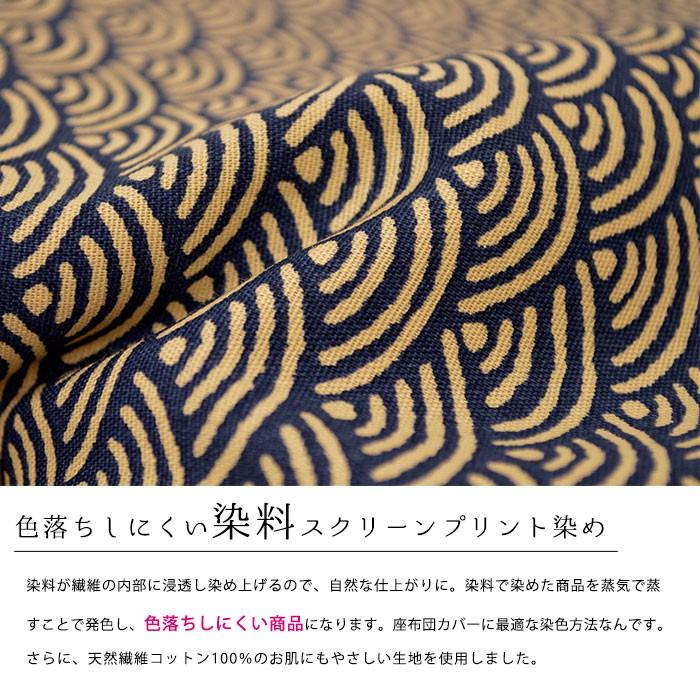 座布団10枚＋新品カバー10枚 futon_9z-149-seikaiha50