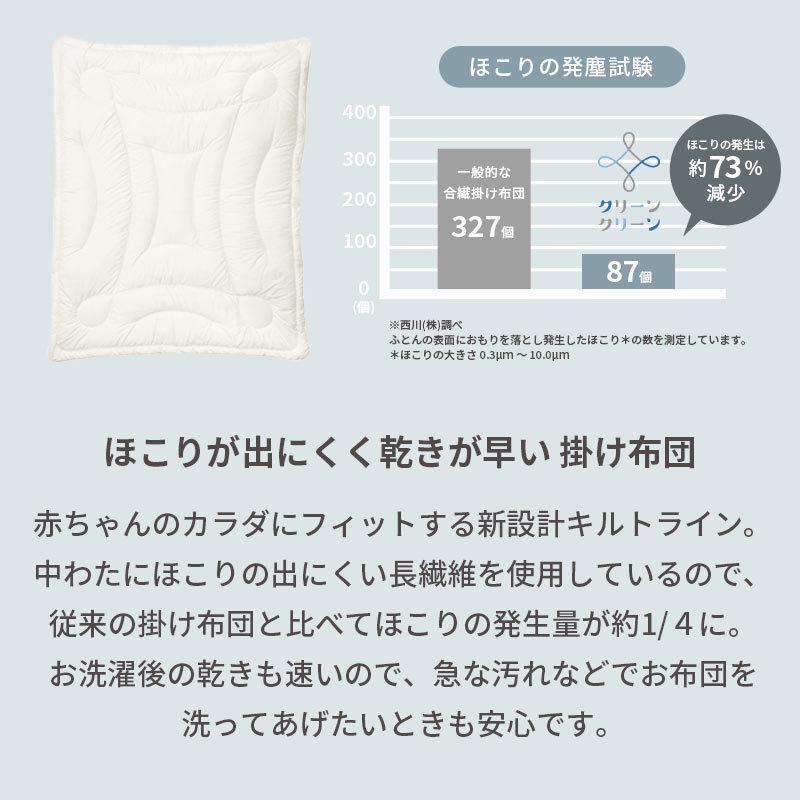 西川（nishikawa） 西川ベビー布団セット 6点セット 日本製 ホコリが出