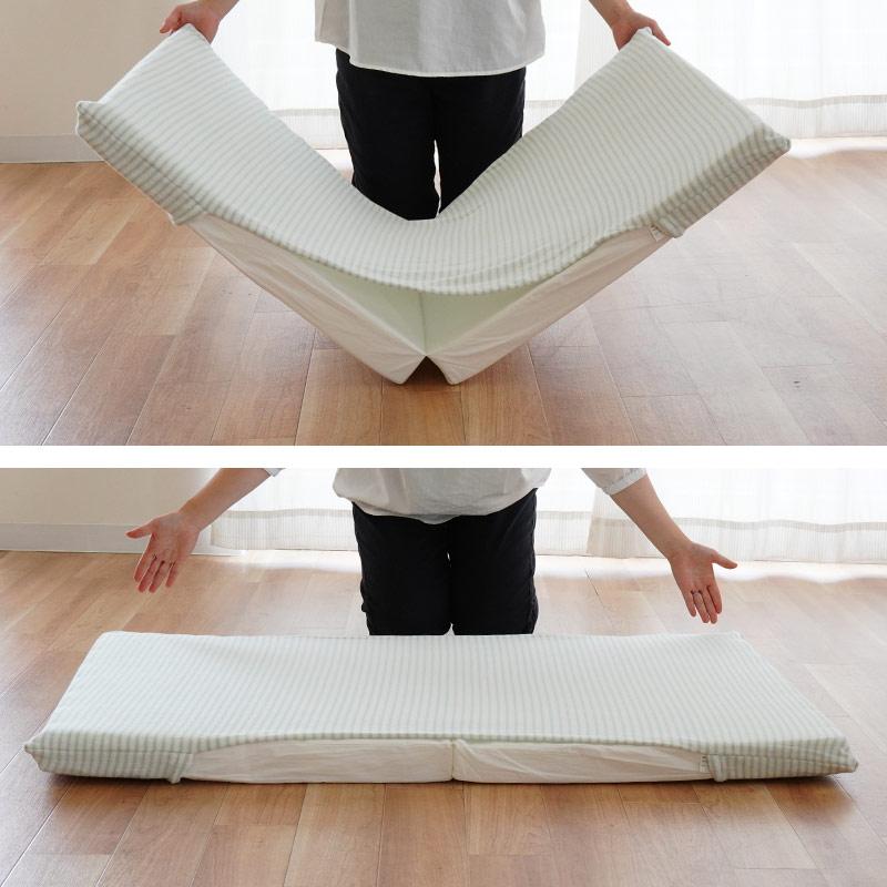 西川（nishikawa） ベビー 敷き布団シーツ 70×120cm用 ボーダー柄