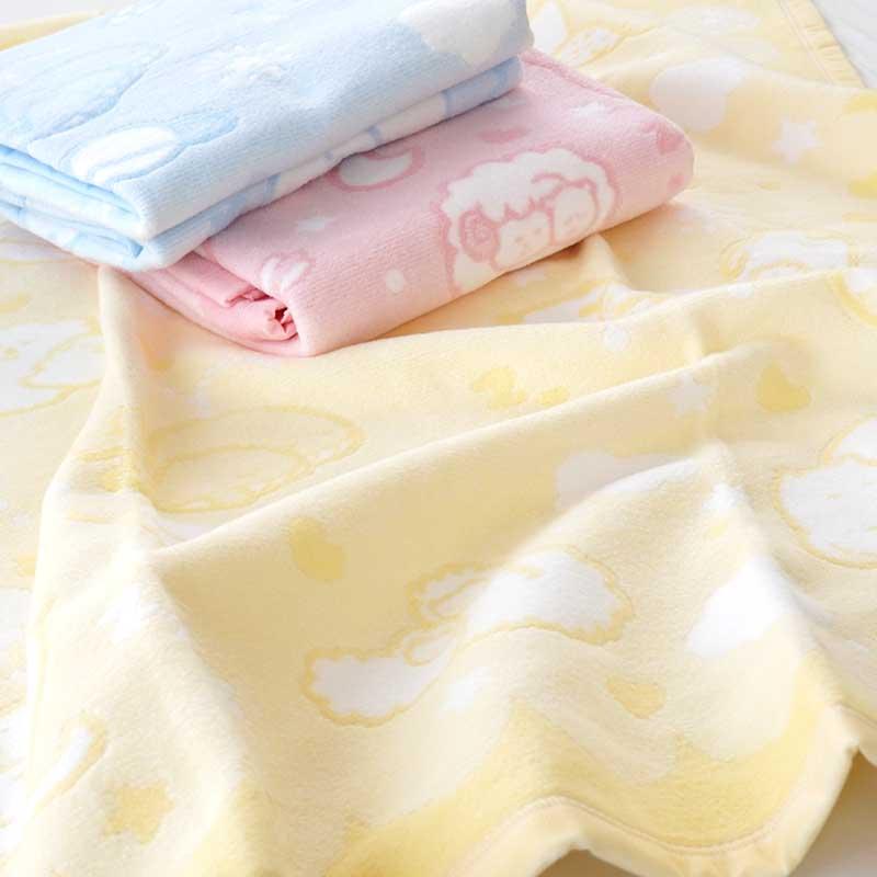 ベビー綿毛布 日本製 コットン100％ 暖かい 綿毛布 約85×115cm アニマル柄 ブランケット baby |  | 09