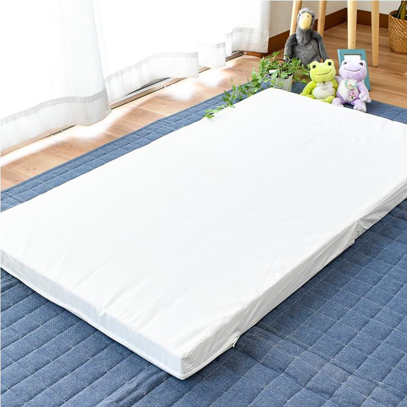 ベビー敷き布団 レギュラー 70×120cm 厚み6cm 日本製 体圧分散 テイジンV-Lap 固綿マット 2つ折り ふとん 硬め baby_12