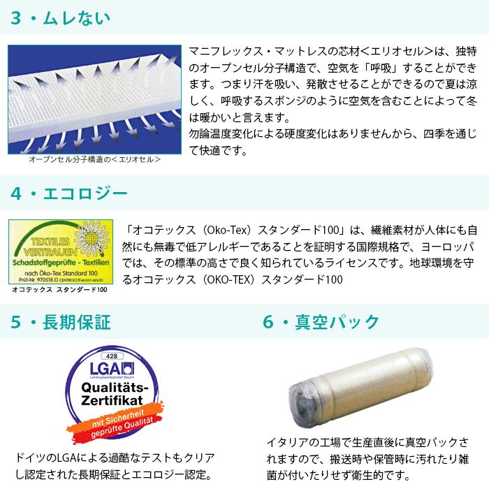 magniflex マニフレックス DDウィング セミダブル マットレス 三