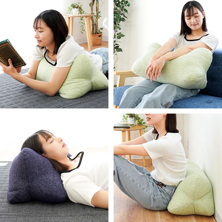ひんやり接触冷感クッション ごろ寝 うつぶせ寝 背もたれ お昼寝