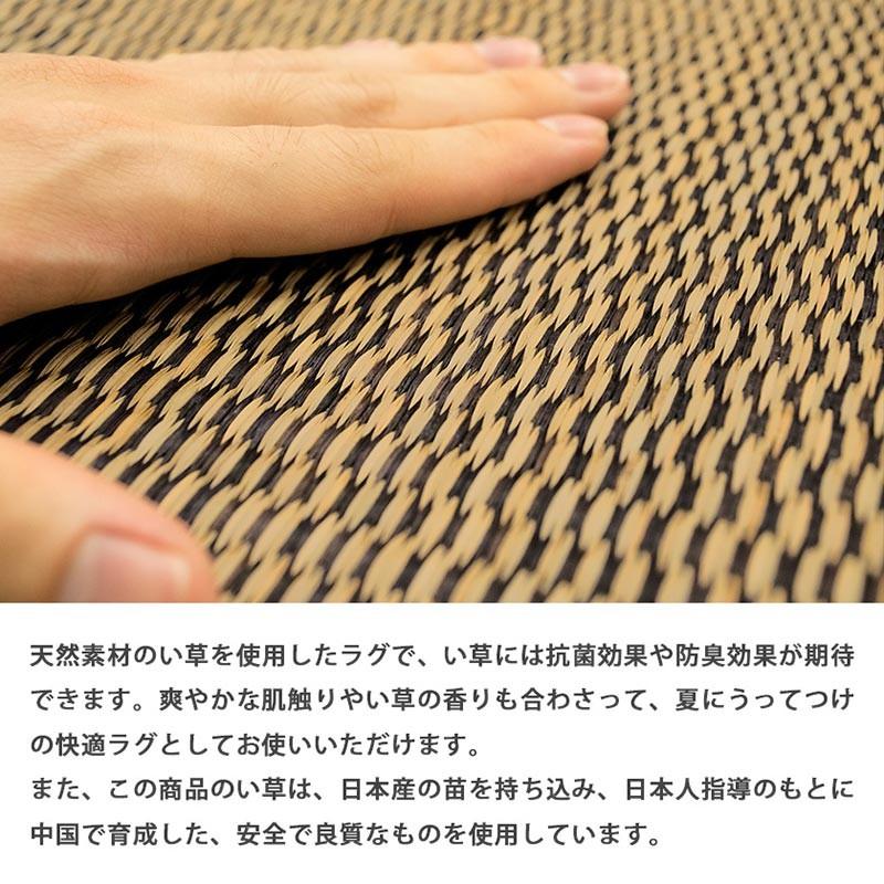 い草ラグ 4.5畳 261×261cm 涼感 夏用 カーペット 防カビ・防ダニ・抗菌 い草カーペット 与那国_2