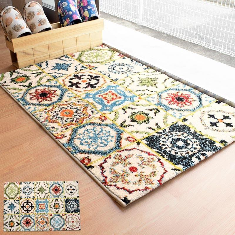 トルコヴィンテージラグ　玄関マット ビンテージ トルコ 絨毯 ミニラグ 玄関マット A | 家貨屋 kakaya