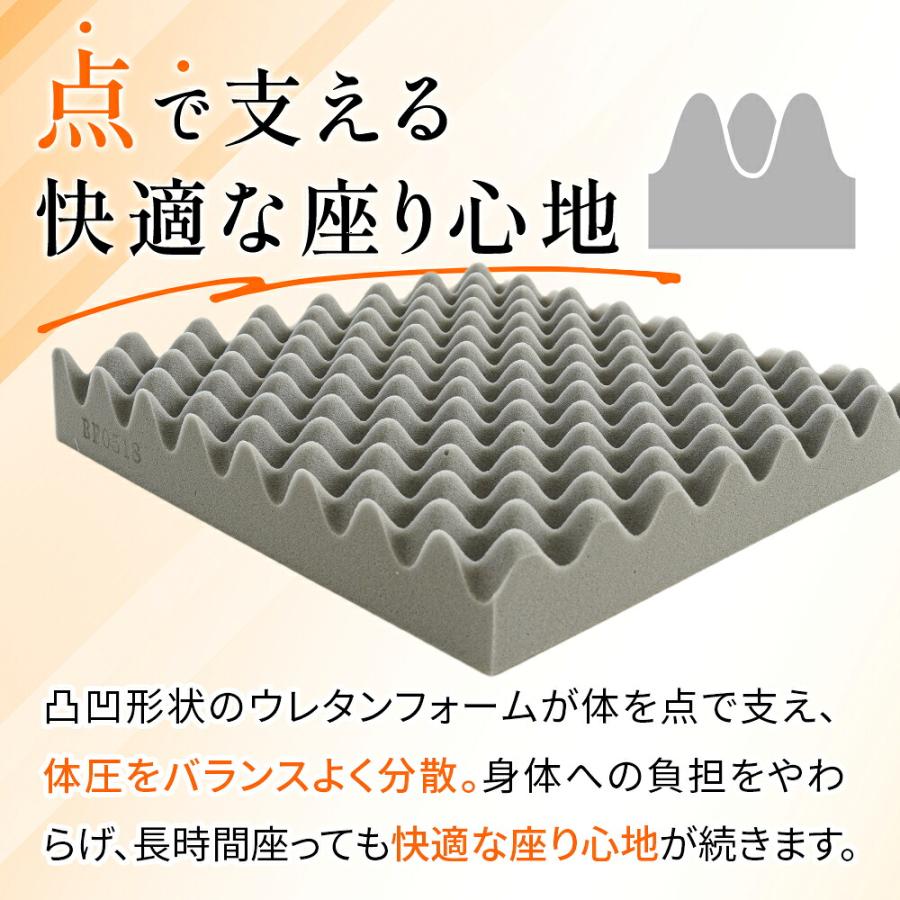 西川（nishikawa） シートクッション 点で支えるクッション 40×40cm