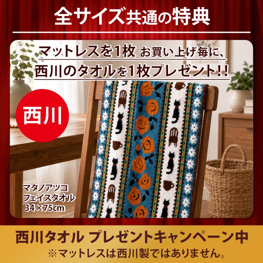 マットレス ダブル 高反発 8cm 日本製 高反発マットレス 三つ折り 心寝