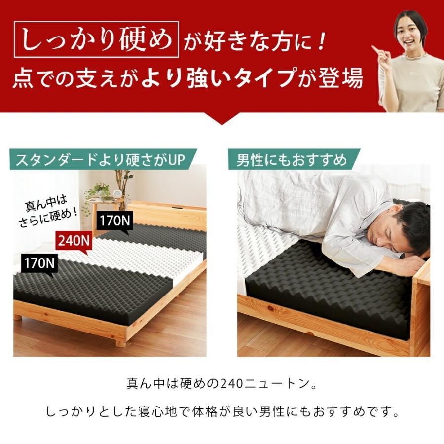 マットレス シングル 高反発 日本製 三つ折り 8cm ハードタイプ 体圧