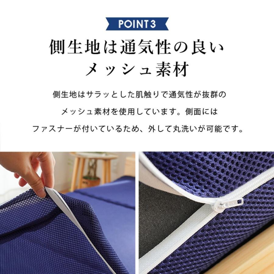新品 送料込 三つ折りマットレス シングル 高反発 高通気 体圧分散 抗菌防臭 Colorsroom マットレス シングル 腰痛 高反発 三つ折り プロファイル