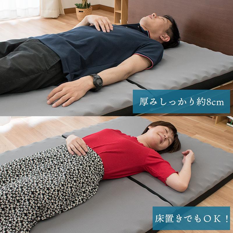 西川（nishikawa） 高反発マットレス 敷布団 敷き布団 セミダブル 三