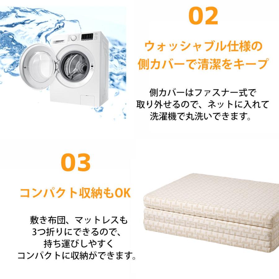 Afit 高反発マットレス 敷布団 敷き布団 セミダブル 西川 アフィット