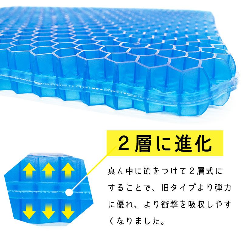 ゲルクッション ジェルクッション シートクッション ZERO Gravity ゼログラビティ デラックス 極厚 4.5cm 座布団 カバー付き |  | 04