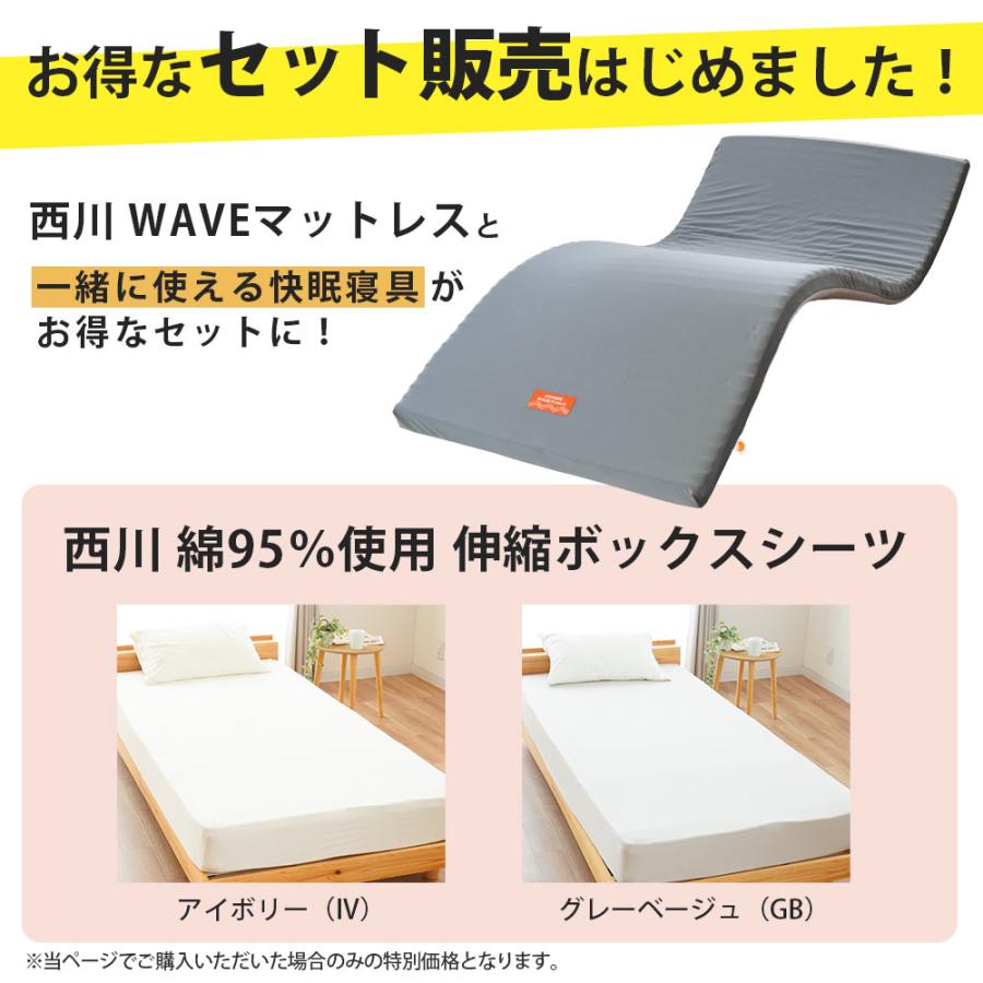 西川（nishikawa） 高反発マットレス シングル 厚み7cm ウェーブ構造