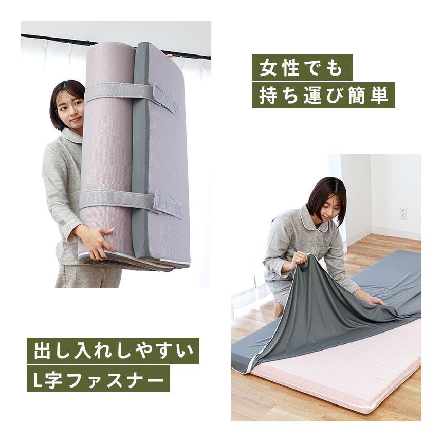 西川（nishikawa） 高反発マットレス ダブル 厚み7cm ウェーブ構造