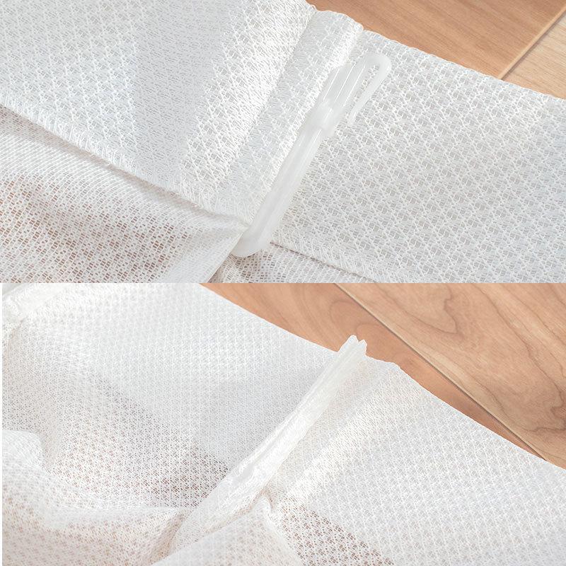 遮像レースカーテン 幅100×丈176cm 2枚組 遮熱 断熱 UVカット 防音