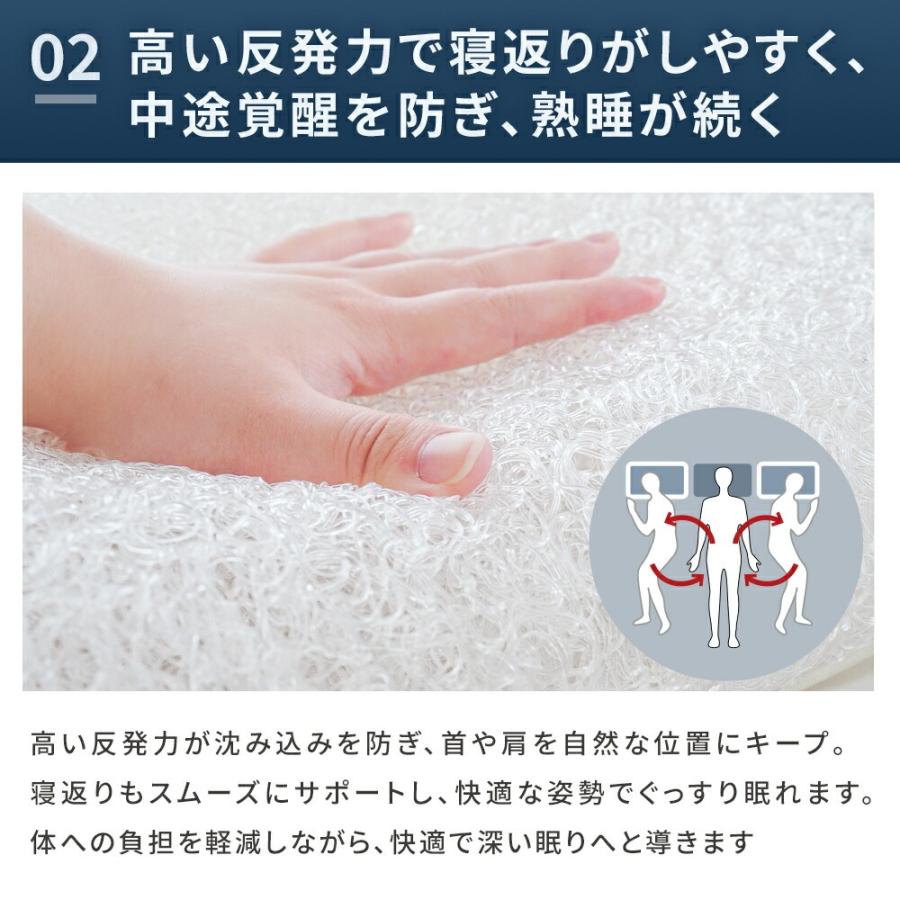 洗える 枕 高反発 ピロー ドーナツタイプ 30×50 ライズ ゼログラビティ