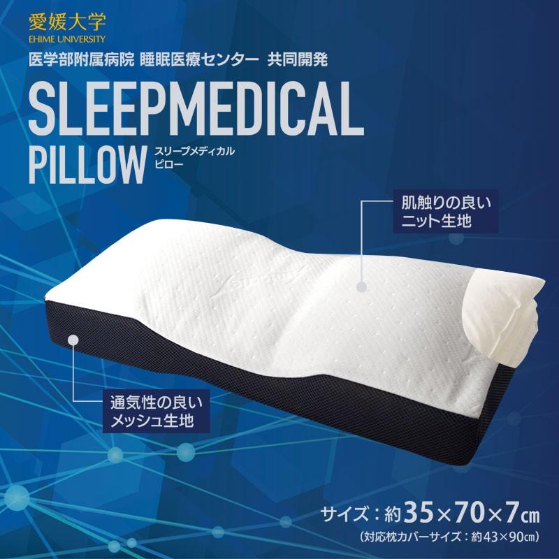 枕 まくら マクラ スリープメディカルピロー 洗える枕 高さ調節 調整