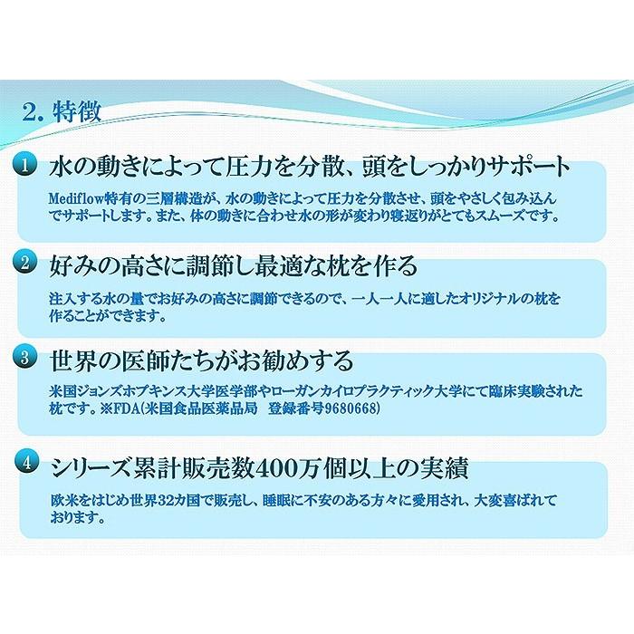 枕 まくら メディフロー ウォーターベース ファイバーピロー エリート
