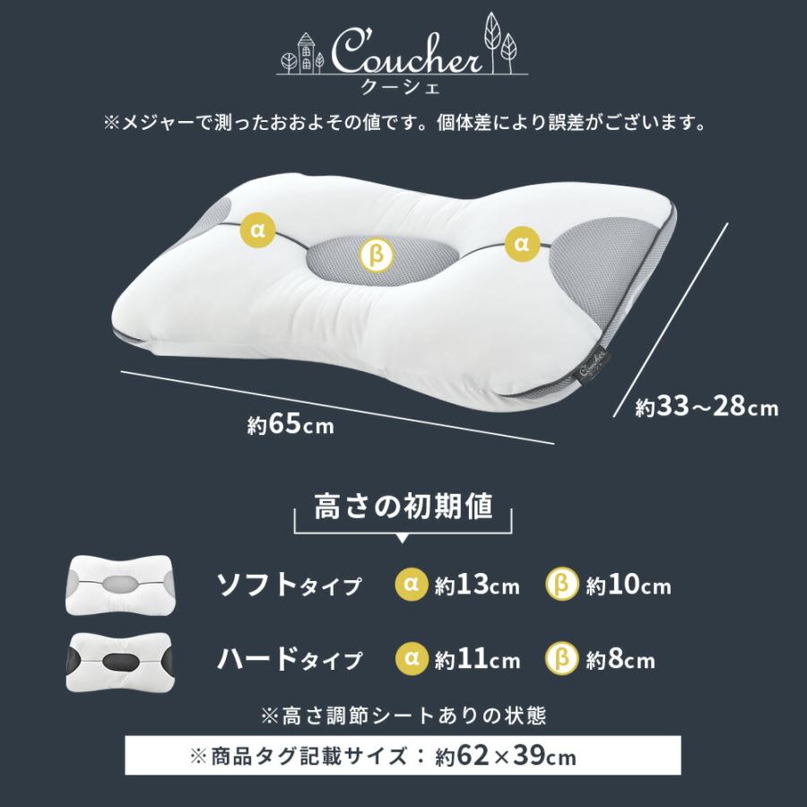 西川（nishikawa） 枕 肩こり 二段階高さ まくら 洗える枕 パイプ枕 高