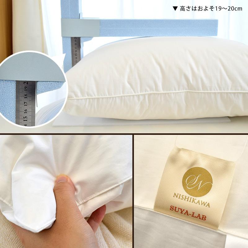 昭和西川 羽毛枕 43×63cm 枕 まくら マクラ ダウン枕 日本製 グース