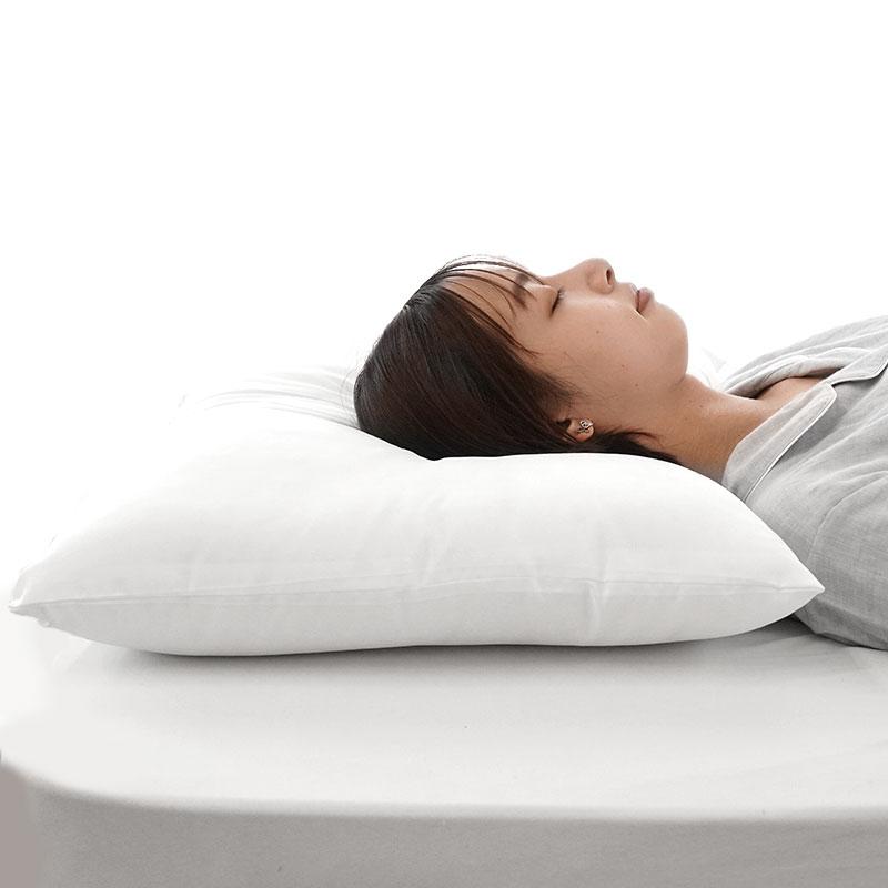 でかい枕 大きい枕 まくら マクラ 洗える枕 50×70cm くぼみ型 枕 日本製 頚椎