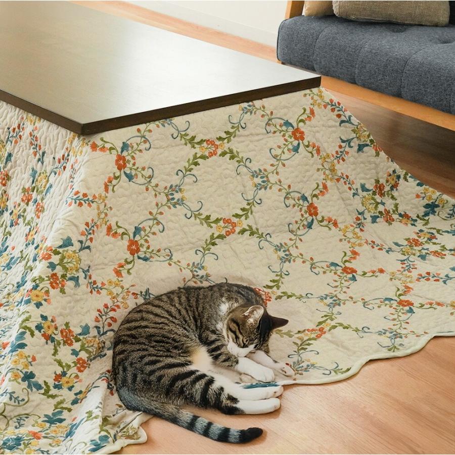 マルチカバー 正方形 190×190cm 洗える ソファーカバー キルト ベッドカバー ラグカバー カーペットカバー こたつカバー |  | 11