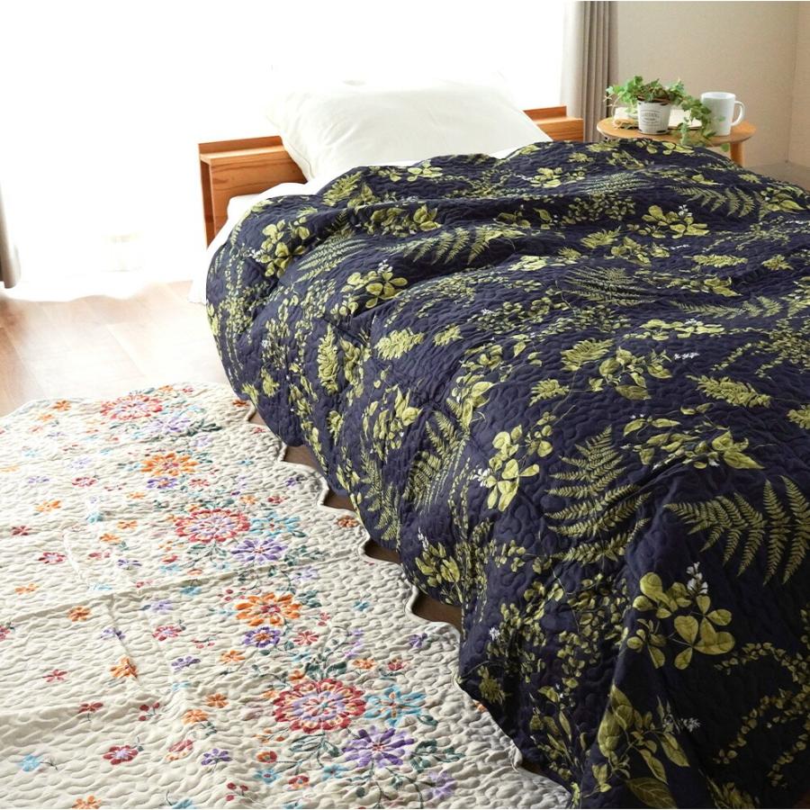 マルチカバー 正方形 190×190cm 洗える ソファーカバー キルト ベッドカバー ラグカバー カーペットカバー こたつカバー |  | 12