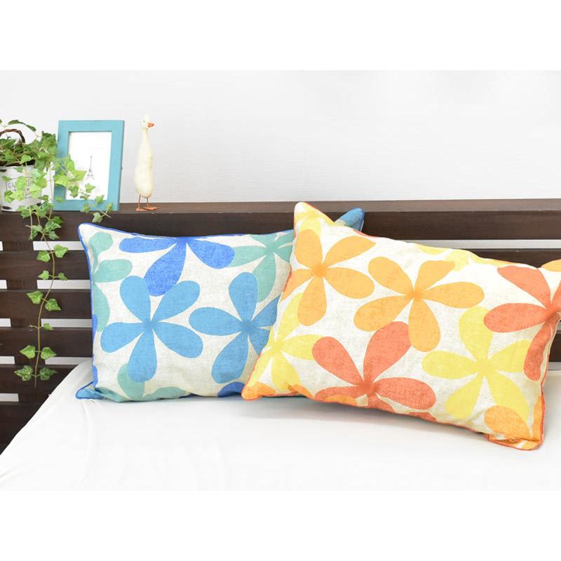 枕カバー 35×50cm 日本製 綿100％ 花柄 リバーシブル ピロケース 11