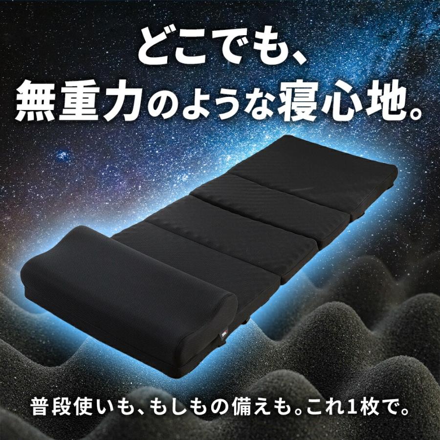 高反発 マットレス モバイルマット ウレタン 5つ折り 60×180cm 厚み5cm