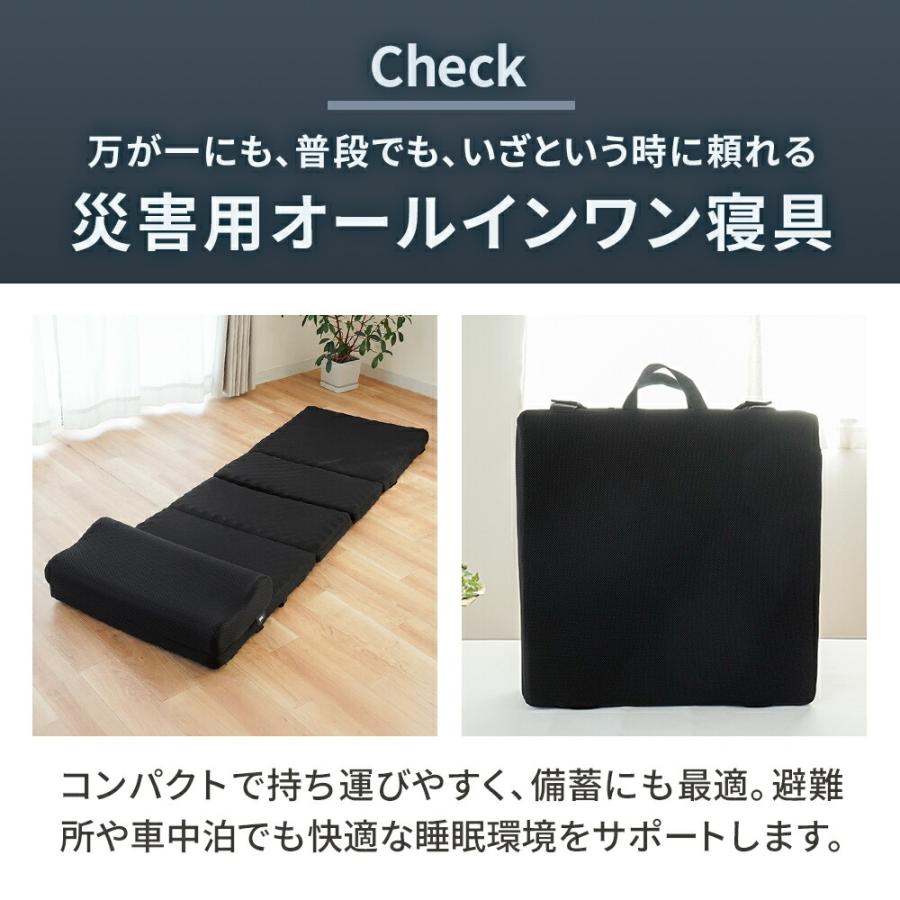 高反発 マットレス モバイルマット ウレタン 5つ折り 60×180cm 厚み5cm