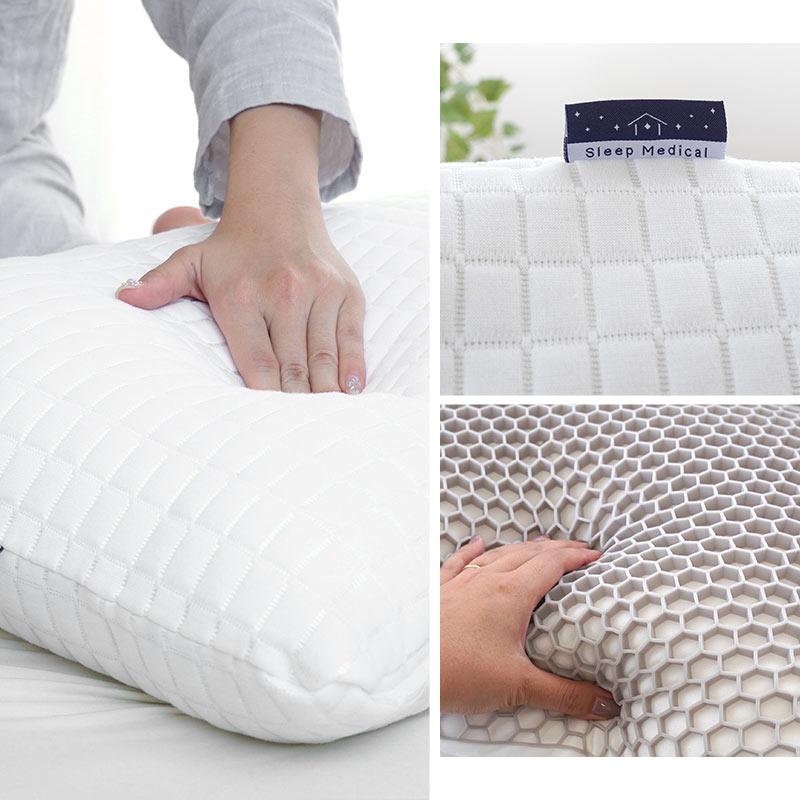 ジェル枕 まくら 洗える枕 40×60cm リバーシブル ホテル仕様 MiNaMo