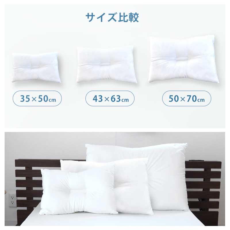 【1個あたり1,340円】枕 まくら マクラ 洗える枕 2個セット 43×63cm くぼみ型 枕 日本製 頚椎サポート 快眠枕 |  | 06