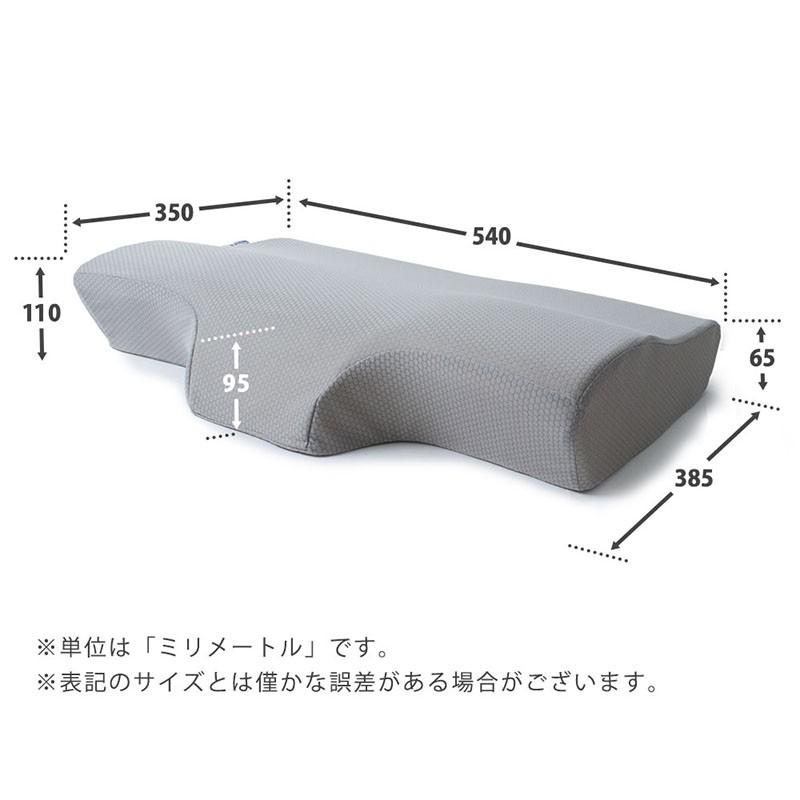 枕 まくら 低反発枕 4D de 頭・首を安定 ネックプラスピロー2