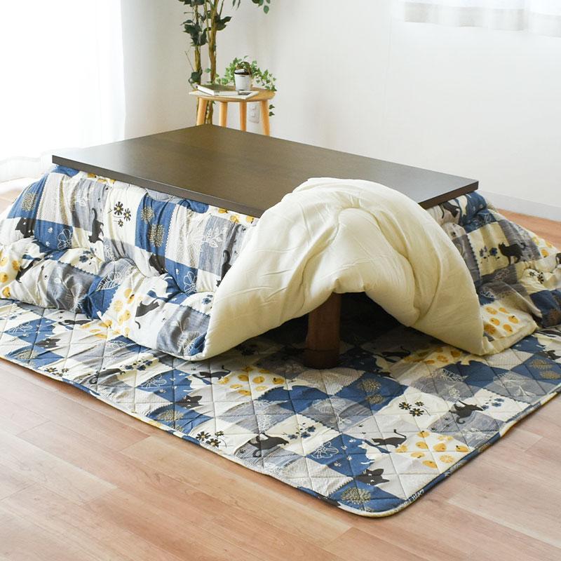 こたつセット 長方形 190×240cm ねこ柄 洗える こたつ掛け布団 こたつセット 長方形 190×240cm ねこ柄 洗える こたつ掛け布団