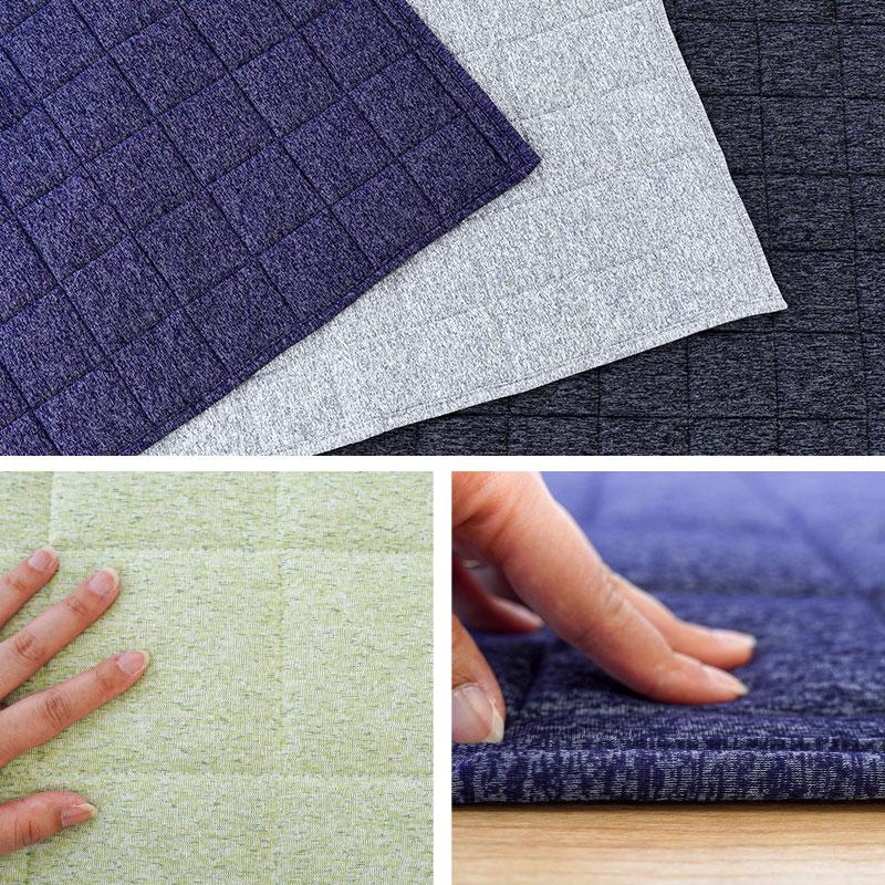 ウレタン入り洗える接触冷感ラグ 185×240 cm ひんやり接触冷感ラグ 2畳 185×185cm 夏用 ウォッシャブル