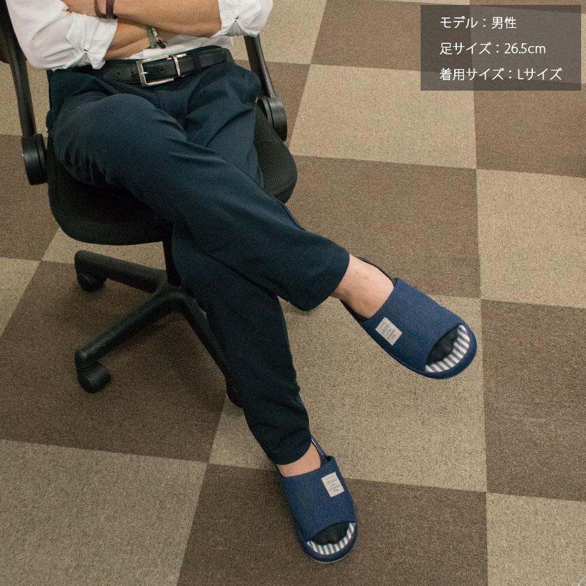 オクムラ スリッパ バブーシュ 室内用 Mサイズ/Lサイズ デニム