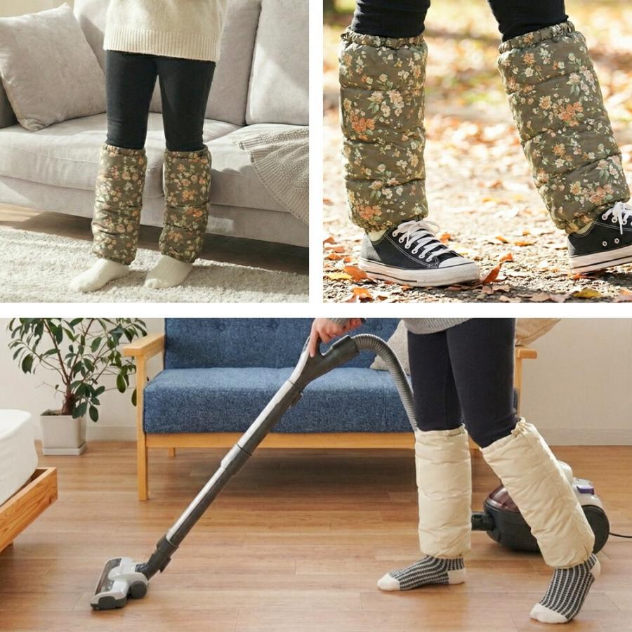 西川（nishikawa） レッグウォーマー 羽毛 ダウン70％ 冬用