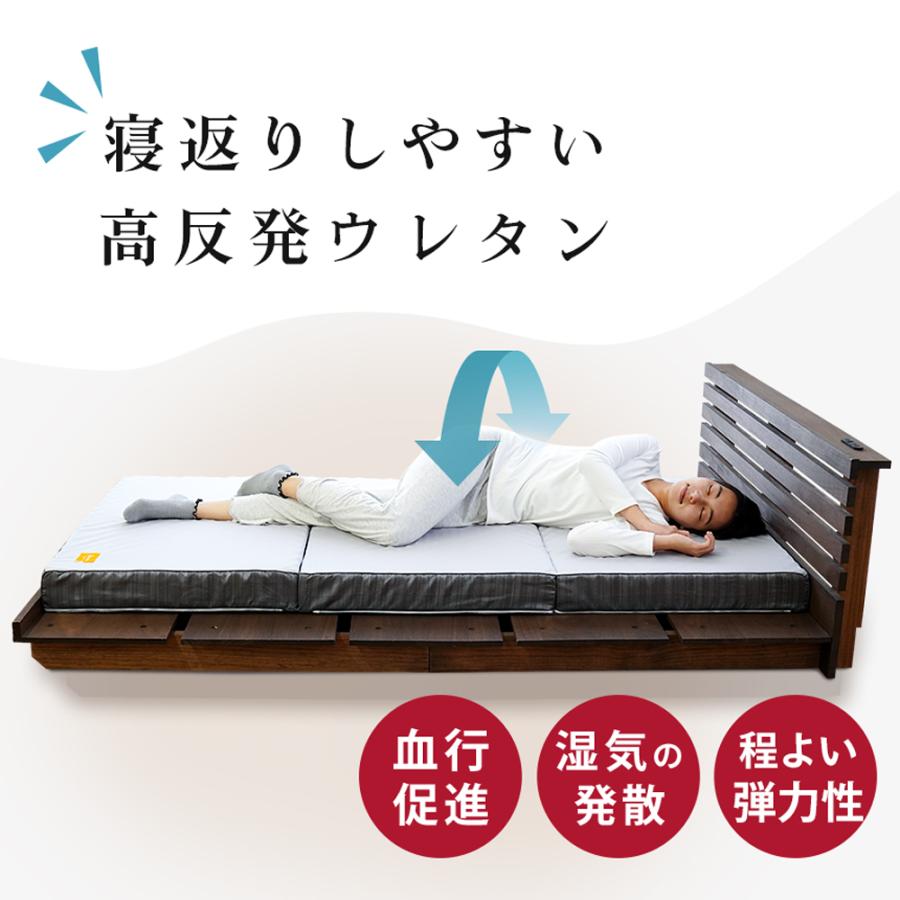 西川（nishikawa） マットレス セミダブル 敷布団 点で支える健康敷き