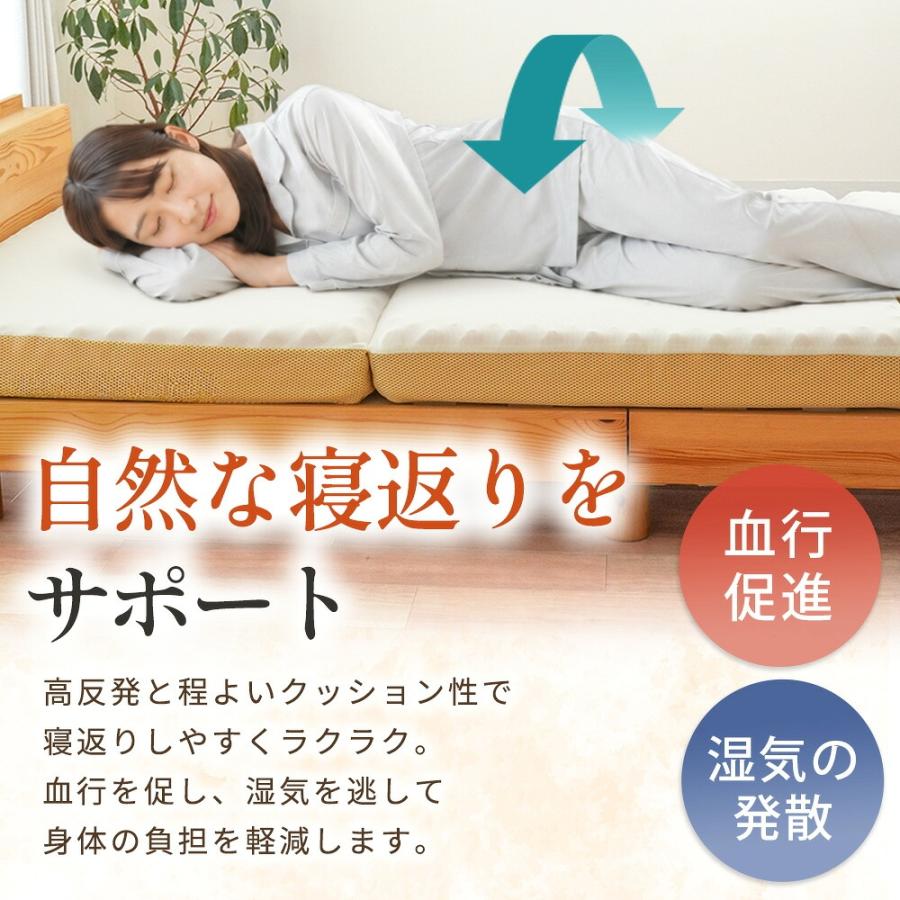 西川（nishikawa） マットレス シングル 敷布団 点で支える健康敷き
