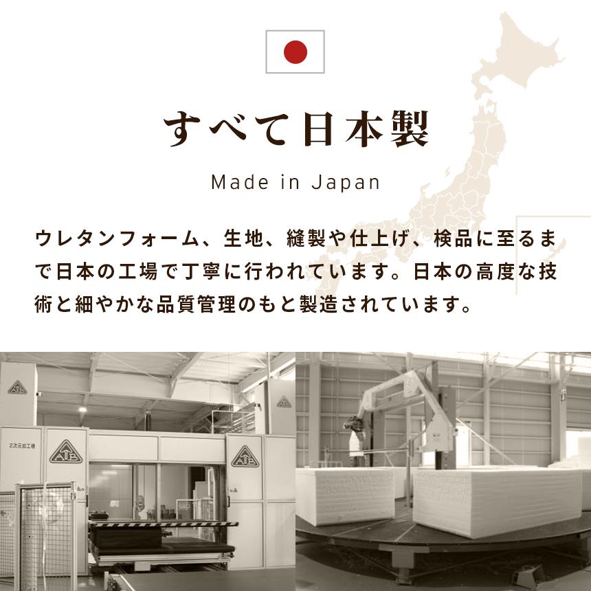 マットレス ダブル 西川 敷布団 点で支える健康敷きふとん 90mm 三つ折りタイプ 日本製 専用カバー付き mattress_17