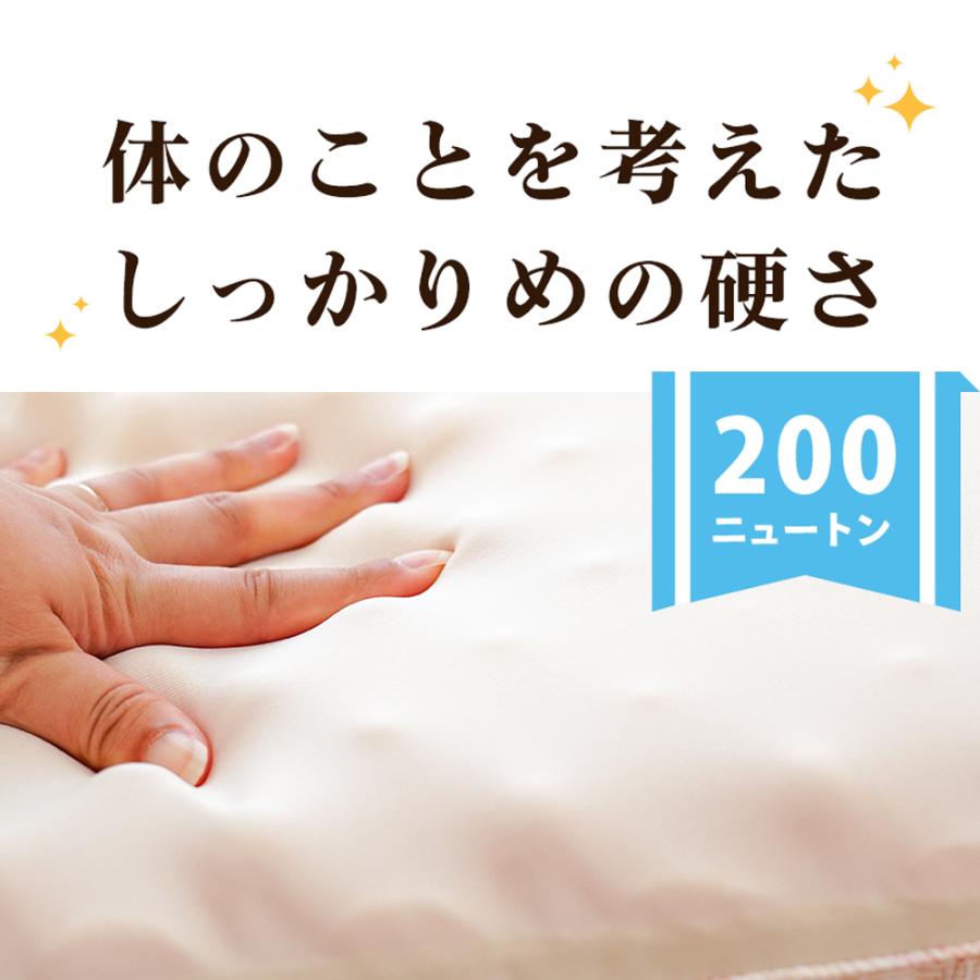 マットレス ダブル 西川 敷布団 点で支える健康敷きふとん 90mm 三つ折りタイプ 日本製 専用カバー付き mattress_7