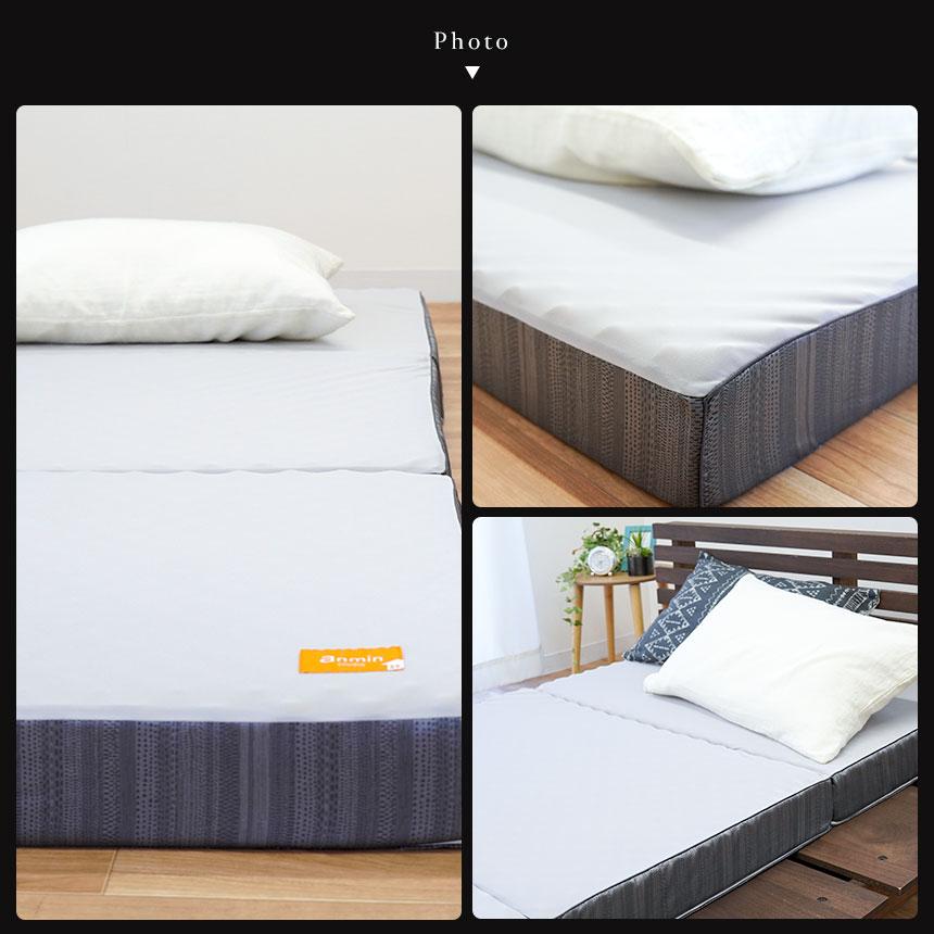 大人気!西川 敷布団 マットレス 日本製 3層タイプ 10cm 専用カバー付き