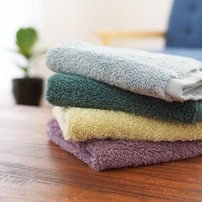 ハンドタオル 34×35cm 綿100％ 高吸水 中空糸 スイッチパイル タオル