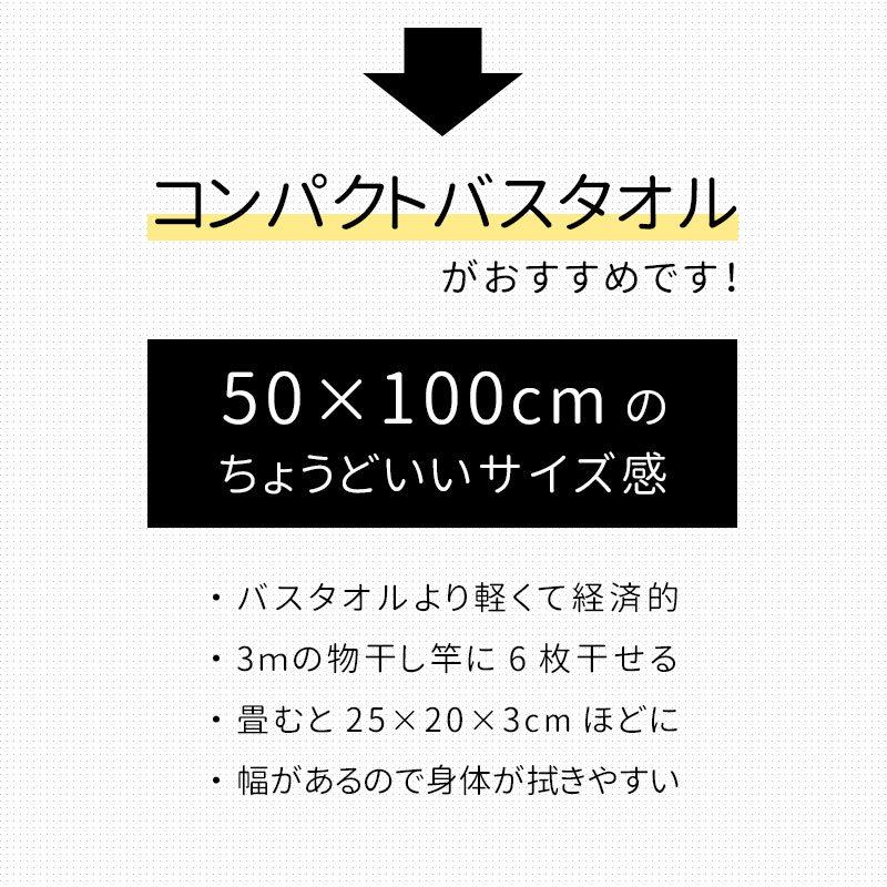 ミニバスタオル 2枚セット 50×100cm 超長綿100％ ピマコットン 小さめ ミニサイズ バスタオル タオル 圧縮メール便｜futon｜09