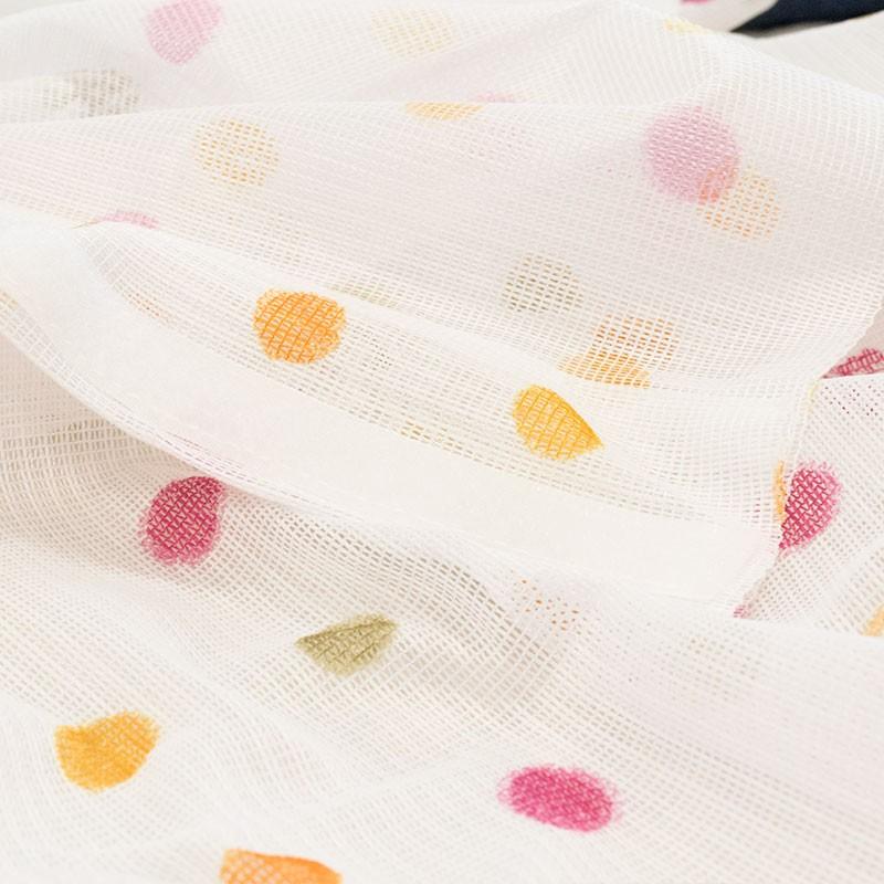 のれん 2WAY 速乾 洗える暖簾 ドット柄 みずたま 水玉 85×150cm ゆう