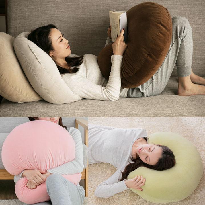 Colorsroom クッション もちもち 直径60cm おしゃれ 大きい 座布団 