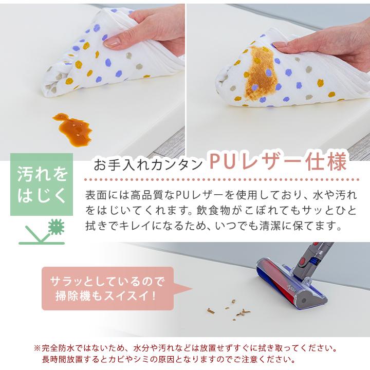 プレイマット 折りたたみ クッションマット ベビーマット フロアマット 赤ちゃん 防音マット 160×120 防音 4つ折り コンパクト 立てかけ ベビー キッズ 子供_4