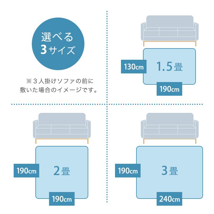 Colorsroom ラグ 極厚 遮音 冷感ラグ 高反発 ひんやり 接触冷感