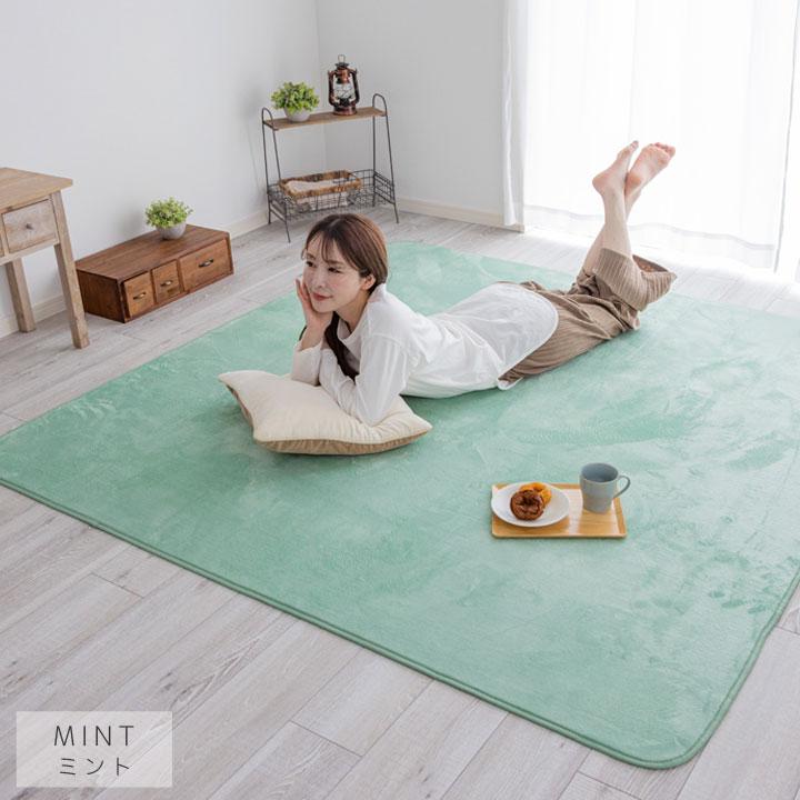 洗えるラグ 1.5畳 防ダニ 抗菌 消臭すべり止め付き　新品未使用 Colorsroom ラグ カーペット 洗える 1.5畳 おしゃれ オール