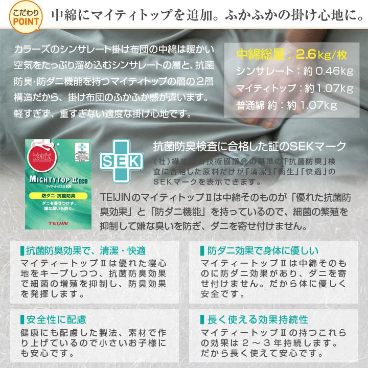 Colorsroom 掛け布団 ダブル シンサレート かけぶとん 掛布団 冬 冬用